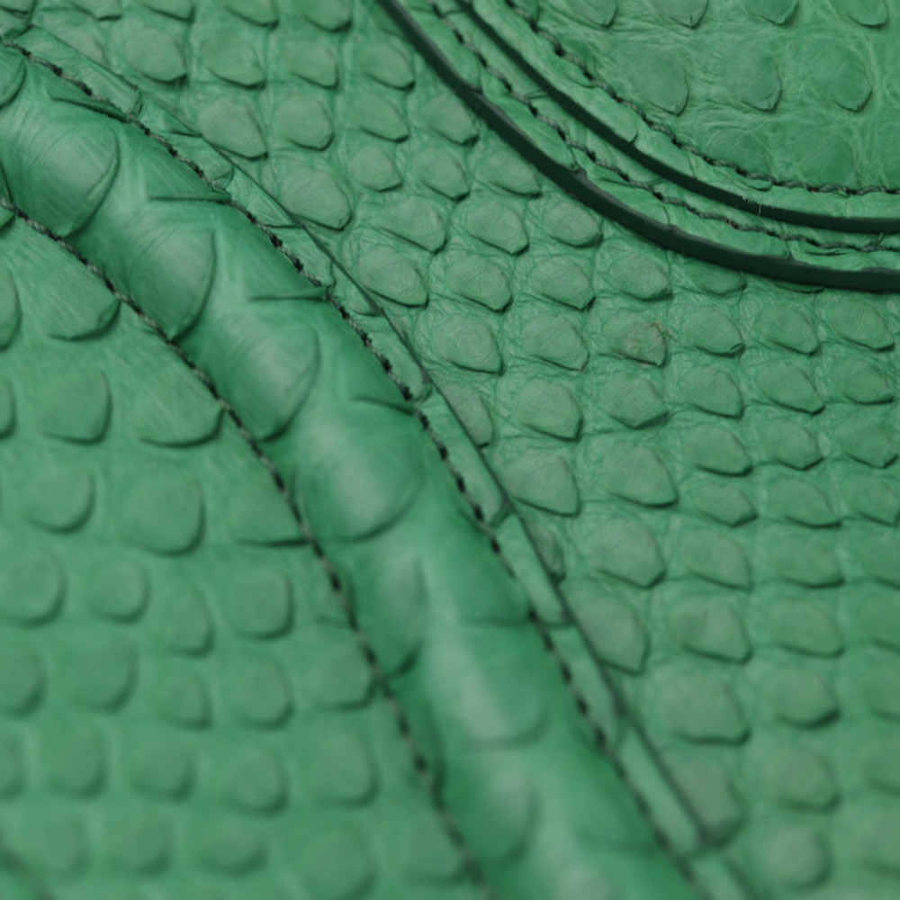 Celine Shopper Mini Luggage Python Green - image 7